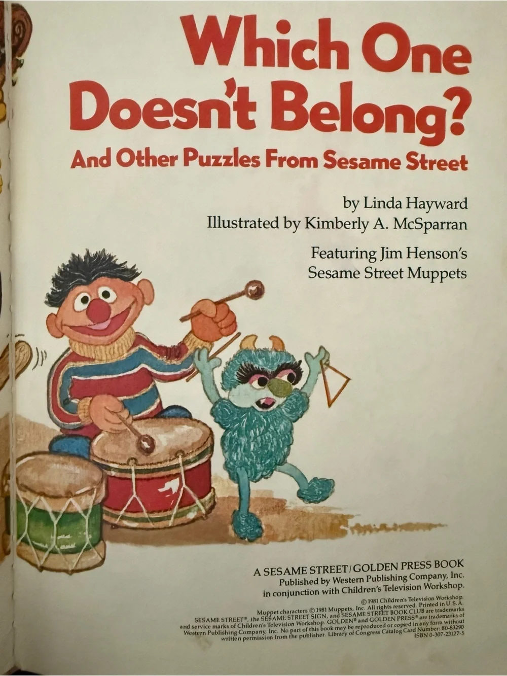 Sesame Street four illustrated